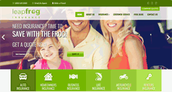 Desktop Screenshot of leapfroginsurance.com
