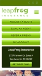 Mobile Screenshot of leapfroginsurance.com